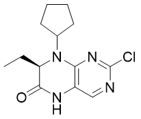 (7R)-2-氯-8-环戊烷基-7-乙基-7,8-二氢-6(5H)-蝶啶酮